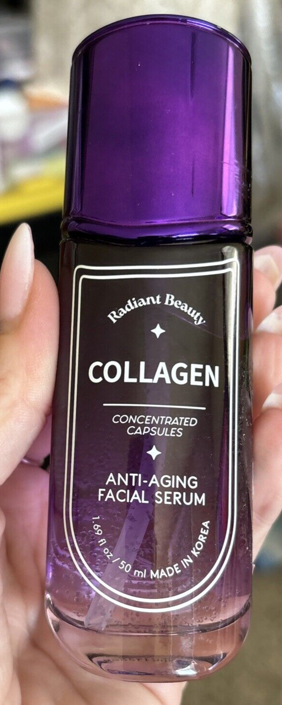 Radiant Beauty Collagen Anti-Aging Facial Serum 50ml New 1.69 fl oz