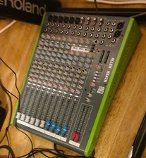 Allen & Heath Zed 14 Mixer With Vibrant Green Panels