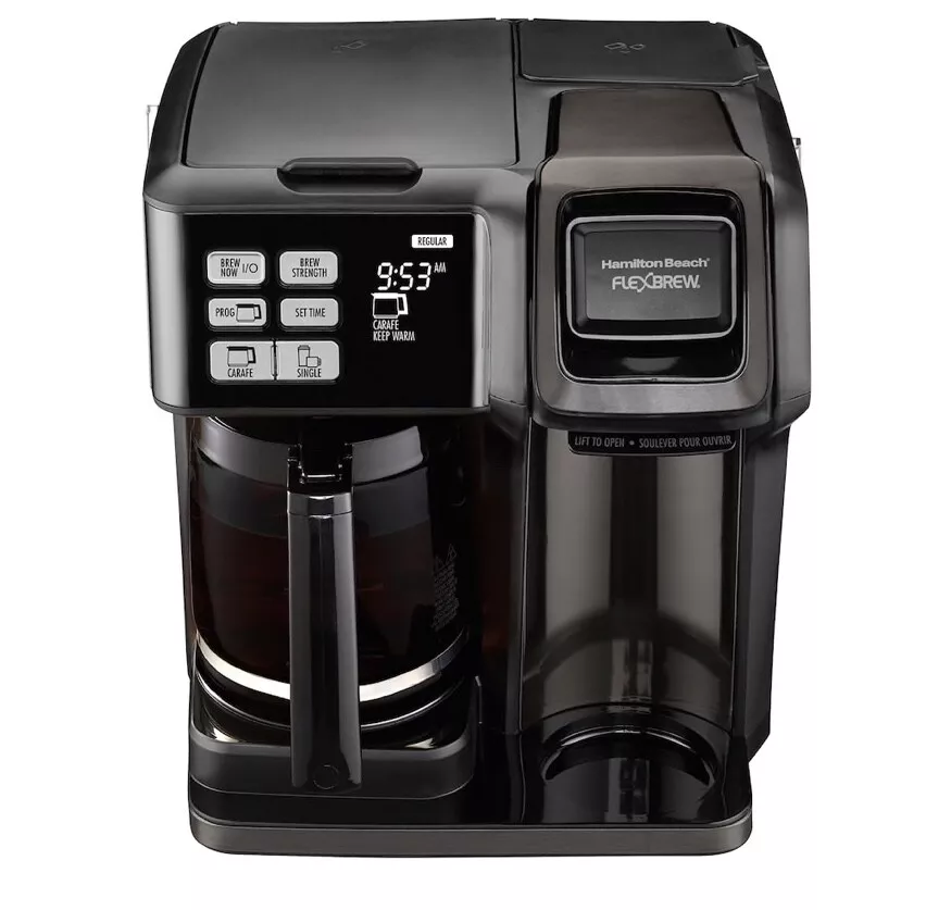 Hamilton Beach FlexBrew 2-Way Black Stainless Coffee Maker