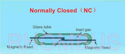 Recessed NO Magnetic Window/Door Contacts Security Alarm Switch Reed w/Adhesive - Picture 14 of 15