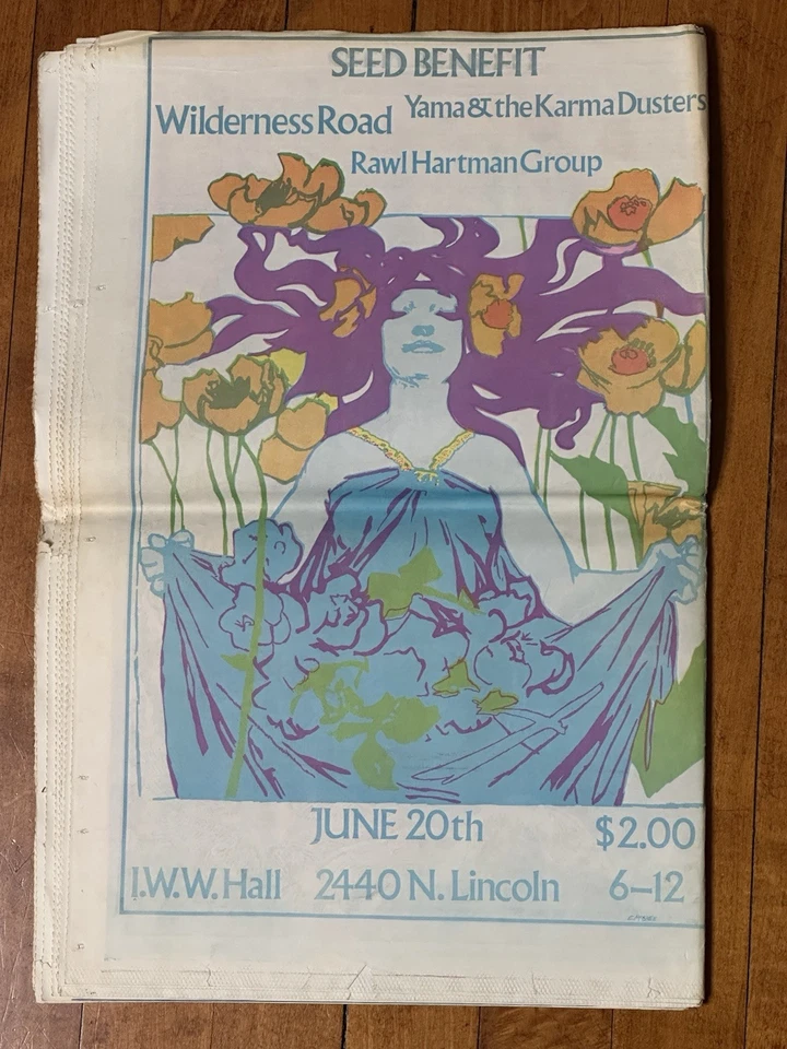 Chicago Seed Vol. 6 No. 13 Fourth Anniversary – 1970 Underground Newspaper - Image 2 of 4