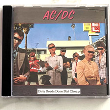 AC/DC Dirty Deeds Done Dirt Cheap CD 1976 1994 Album Rei Rmst Repr Hard Rock