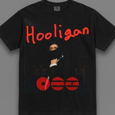 BTS Arirang, BTS Concert Tshirt, BTS Jin, Hooligan Graphic Tee, Dark Streetwear