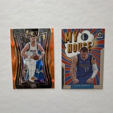 Panini Luka Dončić NBA Card Lot 2 - Select Mezzanine #347 Optic My House #1 2024