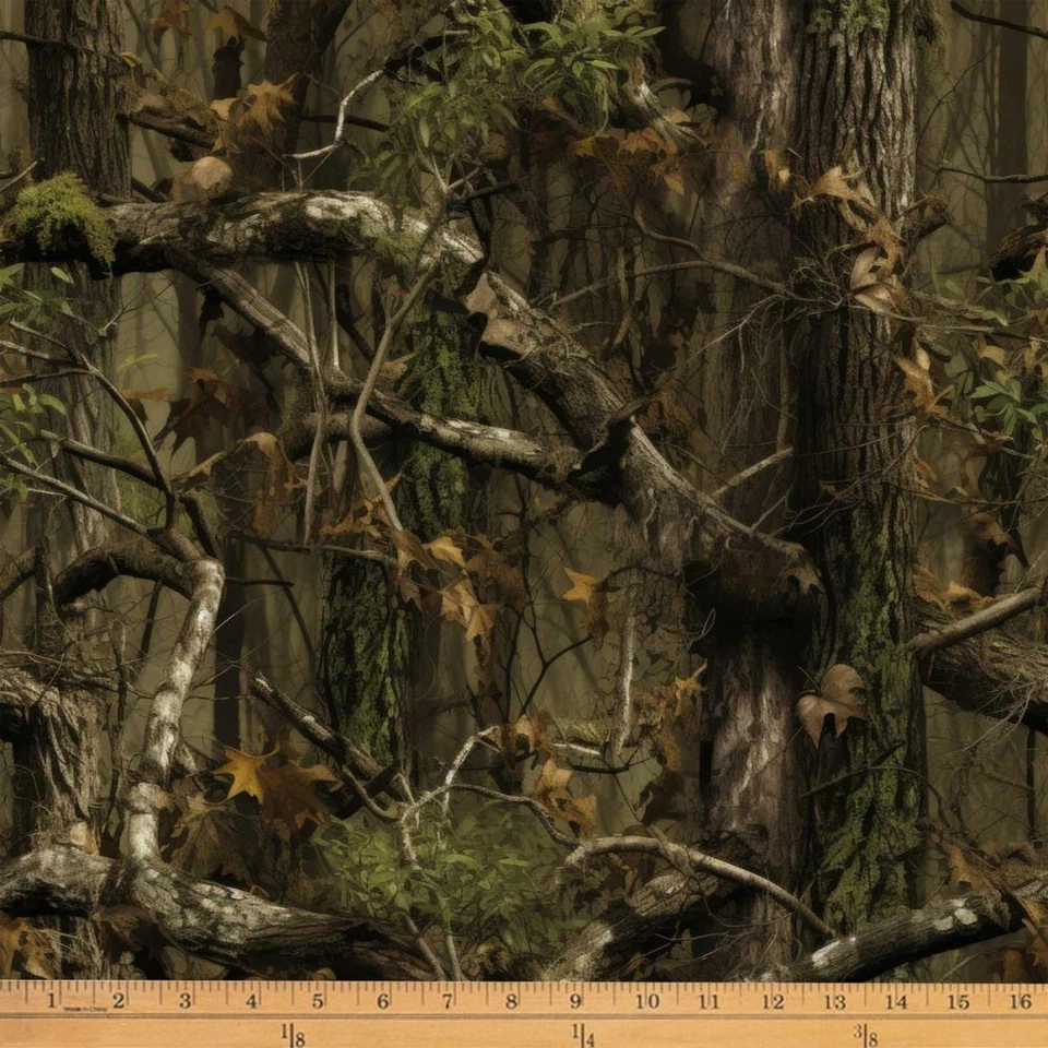 Tela de camuflaje de sombra de cortezas de 4 yardas Foto 2 de 2