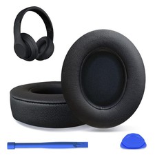 Replacement Ear Pads for Studio 2  3 Headphones - Cushions, Ear Cups Cover Bla