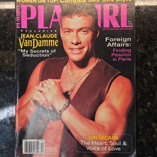Playgirl Magazine October 1994 Issue 10 Jean-Claude Van Damme Illustrated