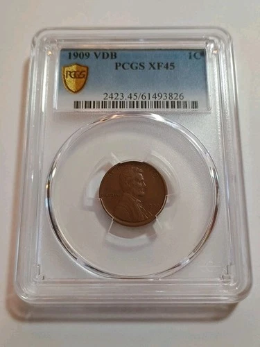 1909 VDB Penny PCGS XF45