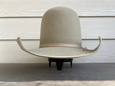 Vintage Resistol Hoss Bonanza Cowboy Hat Size 7 Rodeo Western Open Crown Western