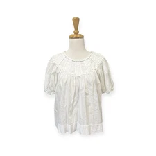 The Great Shirt Splendor Top in White Size 0 US Size XS Blouse