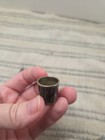 Abalone Shell Paneled Thimble Mother of Pearl .  One single thimble. — photo 4