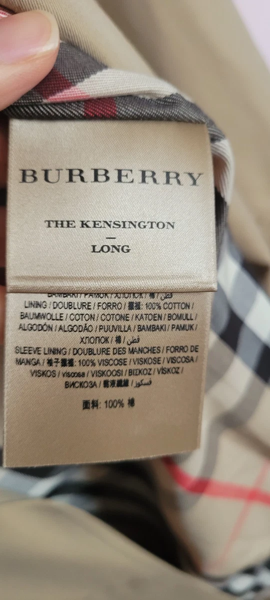 Gabardina Burberry beige para mujer