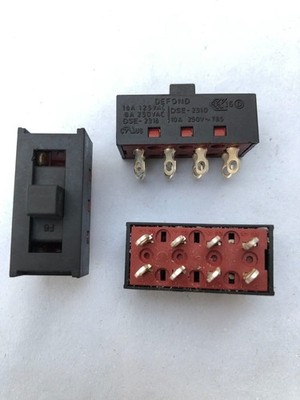 2pcs NEW DEFOND DSE-2316 8A250VAC 8 pins 3 positions Slide switch  #xh