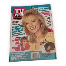 Vintage Australian Magazine - TV WEEK - 3 NOVEMBER 1990 - REBECCA GIBNEY COVER
