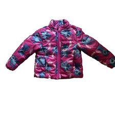 Girls Toddler Disney Stitch Lightweight Puffy Jacket for Kids 2T
