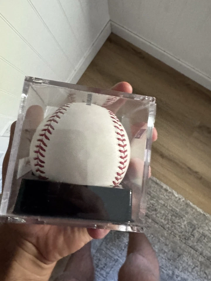 Mike Trout Signed Baseball MLB Ball Angels - Image 3 of 4