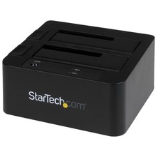 Dual-Bay USB 3.0 SATA Hard Drive Docking Station