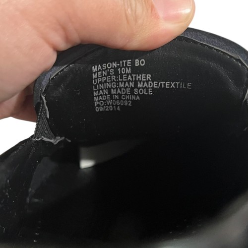 Kenneth Cole Reaction Black Leather Mason-ite Loafers Men's Size 10 Career - Picture 7 of 9