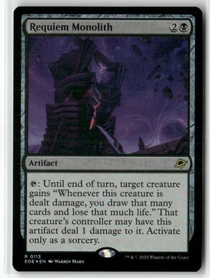 Requiem Monolith 113 NM Foil MTG Edge of Eternities Magic