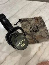 Preowned ORVIS Pro Ears Electronic Hearing Protection and Range Earmuffs WORKING