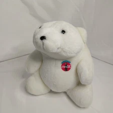 Vintage 1993 Coca-Cola 7" Plush Polar Bear with “Always Coca Cola” Badge 