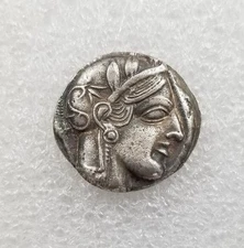Athens Tetradrachm Ancient Greek Silver Coin 440BC Athenian Owl Mass Classical