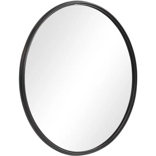 Uttermost 09692 Belham 34.88 X 34.88 inch Aged Black Wall Mirror - Picture 3 of 7