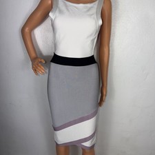 House Of CB Bodycon Bandage Color block Backless Dress Size S