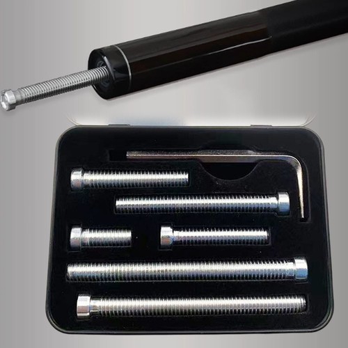 Taco de billar 6 piezas Perno de peso Taco de billar Pernos de peso Tornillo para taco de billar Mezz - Imagen 3 de 22