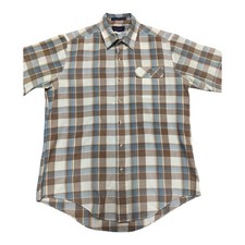Levis Shirt Vintage Plaid 1980s Medium