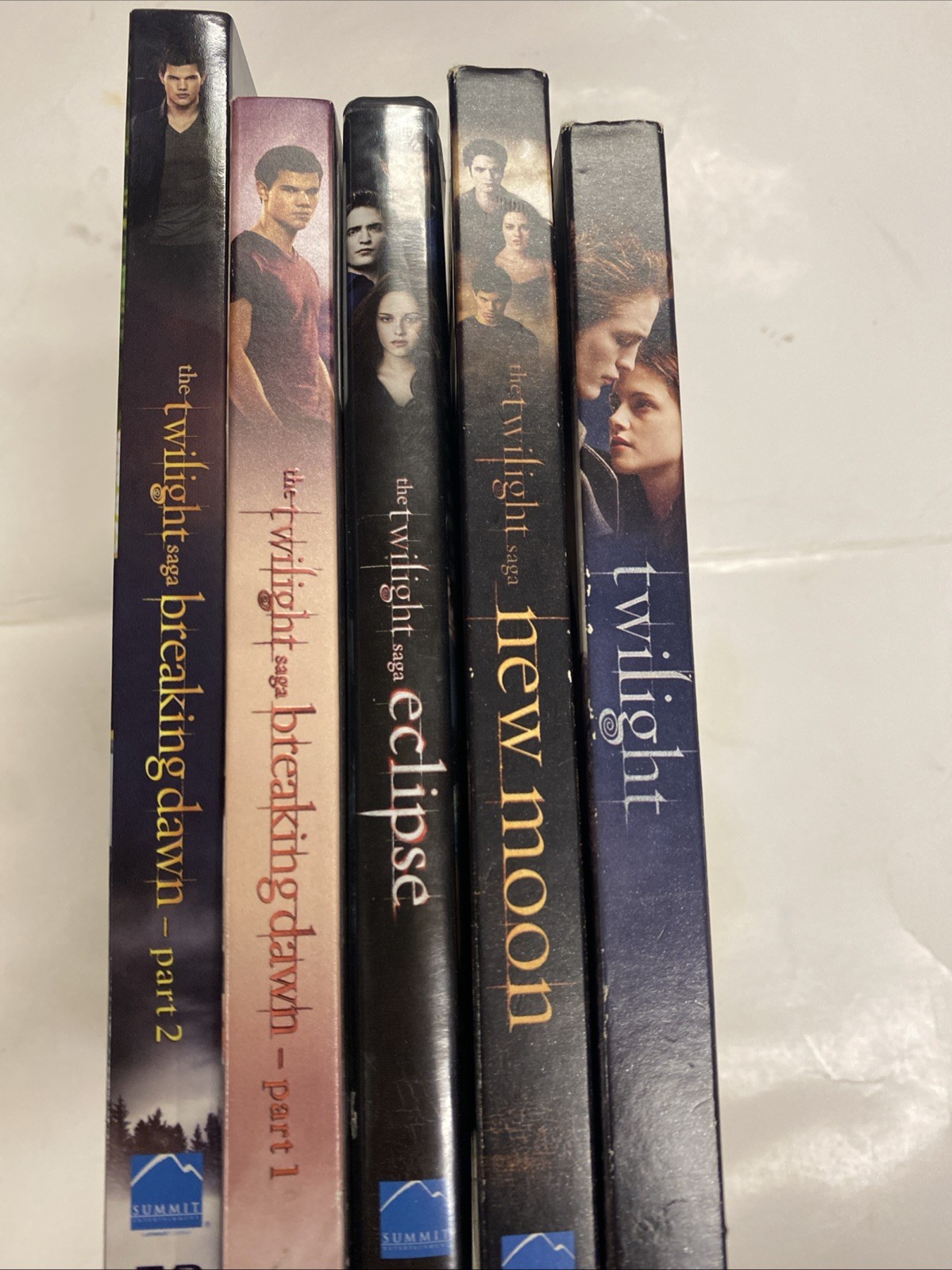 Twilight Saga DVDs. 2 Disc Special Editions. New Moon. Eclipse. Breaking Dawn.