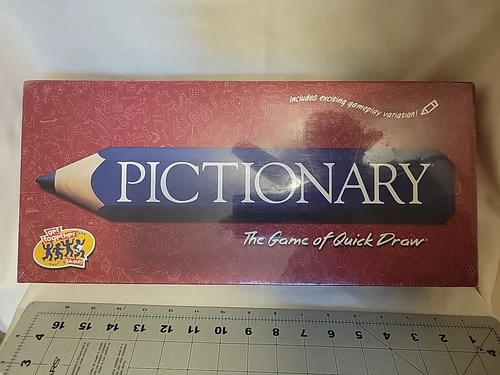 Vintage Pictionary 1993- 1997 Edition SEALED Milton Bradley Board Game