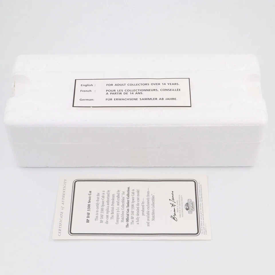 Matchbox Collectibles BP DAF 3300 Space Cab The Offical Gas Tanker Collection - Image 2 of 2