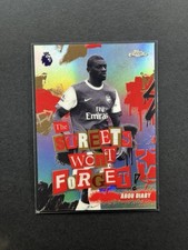 Topps 2025-26 Chrome Premier League Abou Diaby SWF-15 Arsenal Streets Insert
