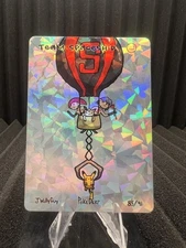 Team Spaceship 85/91 - Cracked Ice Holo - Pokederp Set 3 Fan Art - Pokemon