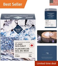 Finest Artisan Sea Salt 250g Hand-Harvested Flakes for Culinary Excellence