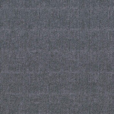 FOSS 7CDMN6615PK Sky Grey Peel & Stick Carpet Tile 24''x24'' (15-Pack)