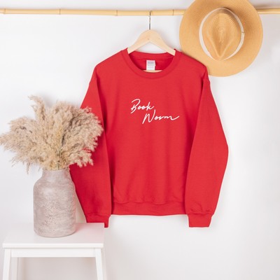 BOOK WORM JUMPER READING LOVER GIFT SWEATER FRIEND BOOKS SWEATSHIRT