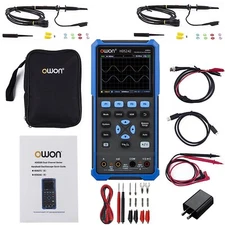 OWON HDS242 2-in-1 40MHz 2CH 250MS/s Digital Oscilloscope Multimeter 20000 Count