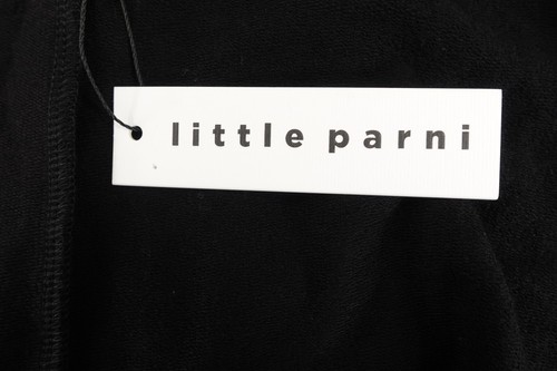 Little Parni Girls Size 10 Black French Terry Knee Length A Line Skirt NWT - Picture 3 of 11