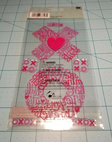 Scrapbooking Embellishments & Stickers: Four Valentine's Day Themed Items, NEW - Picture 4 of 12