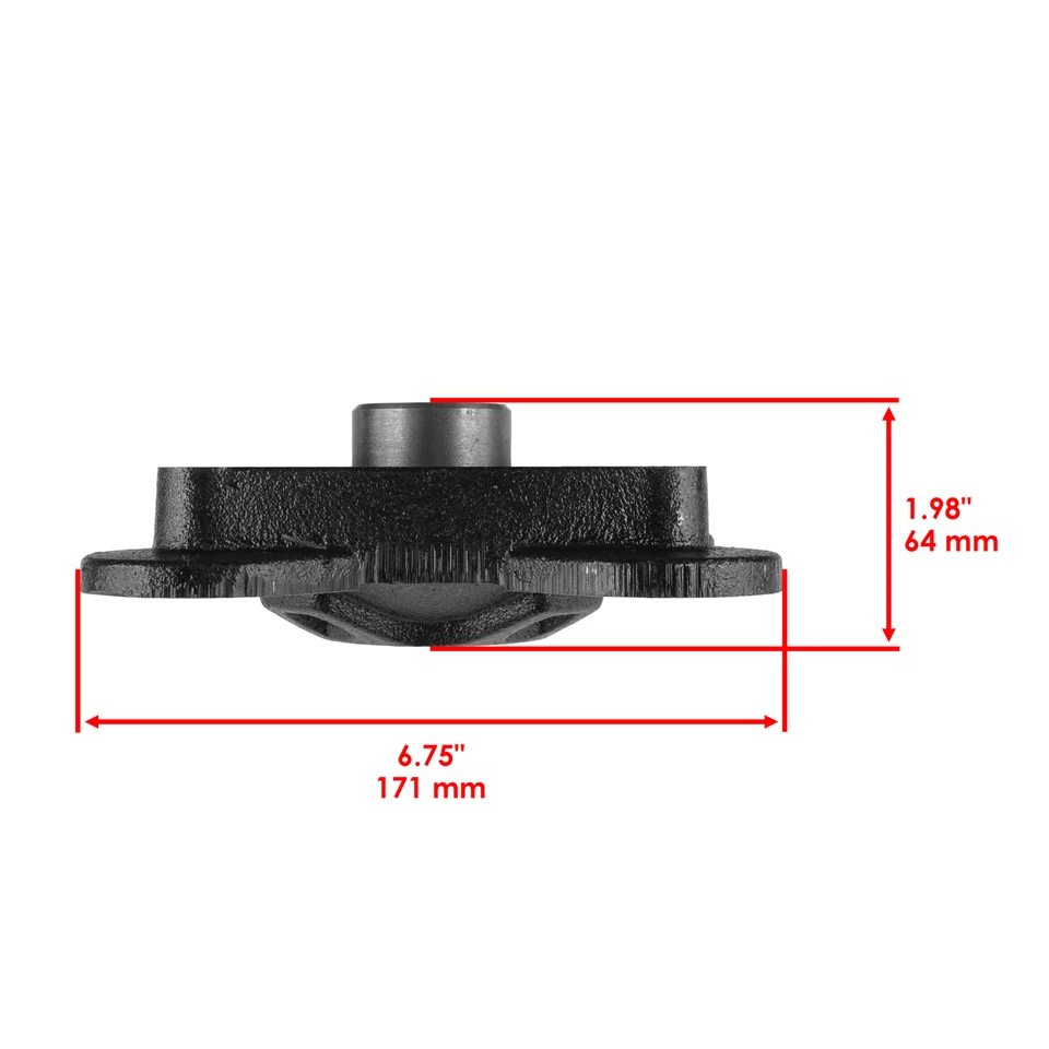 Front Rear Wheel Hub Kit for Polaris RZR XP 1000 2014-20/ RZR XP 4 1000 2014-17 - Image 2 of 4