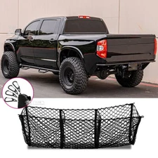 3 Pocket Envelope Style Mesh Cargo Net Black For TOYOTA TACOMA TRD Off-Road SR5
