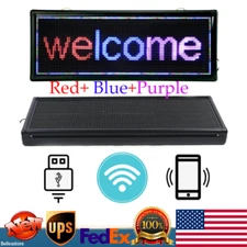 40" x 15" LED Digital DIY Programmable Scrolling Message Sign Advertising Board