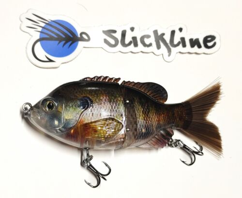 SLICKLINE 120 Jointed Sinking Sunfish Glide Bait Fishing Lure Bass Pike 11 Color - Picture 22 of 60