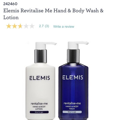 elemis hand wash set