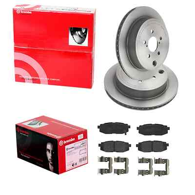 brembo BREMSSCHEIBEN 290mm + BELÄGE HINTEN passend für TOYOTA GT86 BRZ OUTBACK