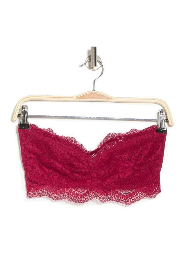 🔥FREE PEOPLE Intimately Looks Bandeau Borgoña🔥 Foto 3 de 4