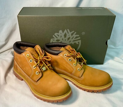 TIMBERLAND Womens Nellie Waterproof Chukka Boots Nubuck WHEAT Size