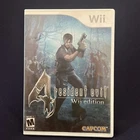 Resident Evil 4 -- Wii Edition Nintendo Wii Wii U - Complete - Tested Working